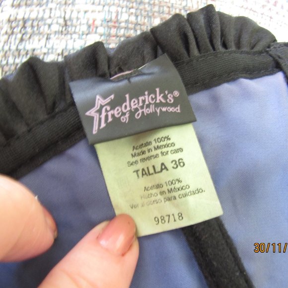 Fredrick's boned blue strapless corset bust 36 - Picture 6 of 6